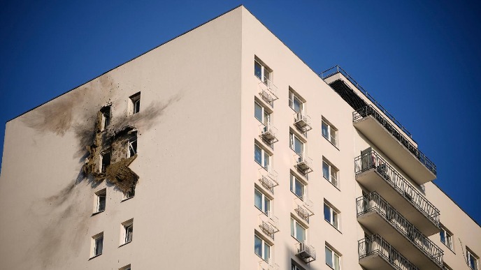Stotine dronova na Moskvu